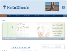 Tablet Screenshot of footdocstore.com